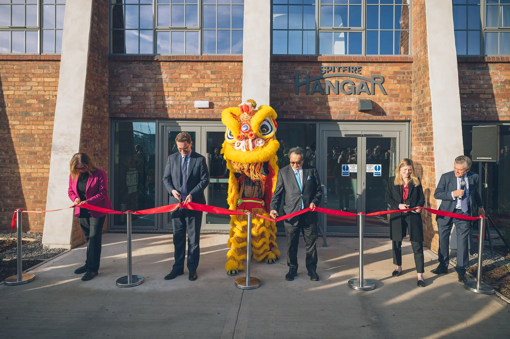 Spitfire Hangar opening
